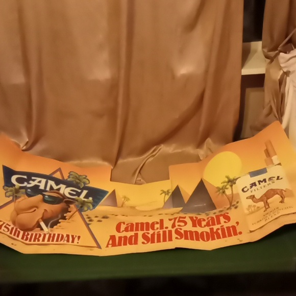 Auto Shade1988 Windshield Sun blocker featuring Camel 75th Birthday!! - Picture 4 of 10